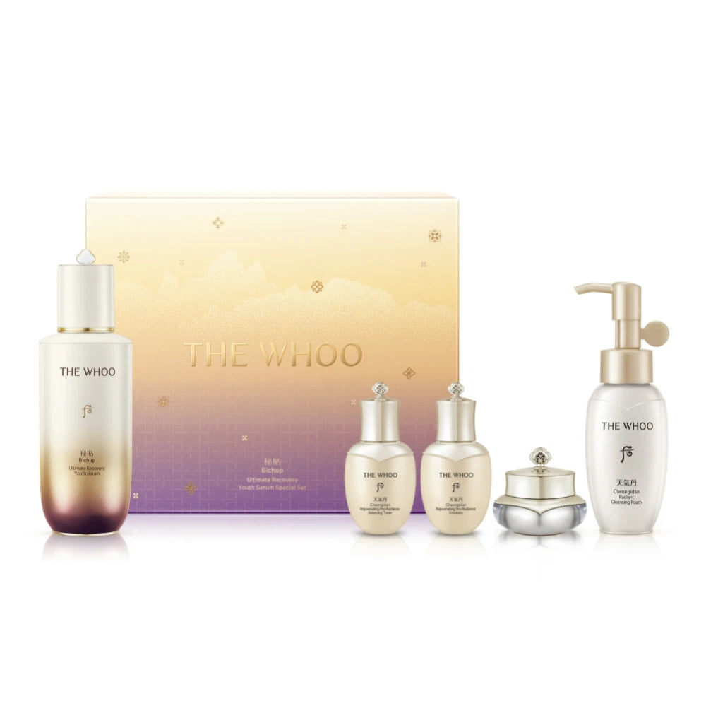 ✨💜 The History of Whoo Bichup Ultimate Recovery 5pcs Set – Sunset Edition