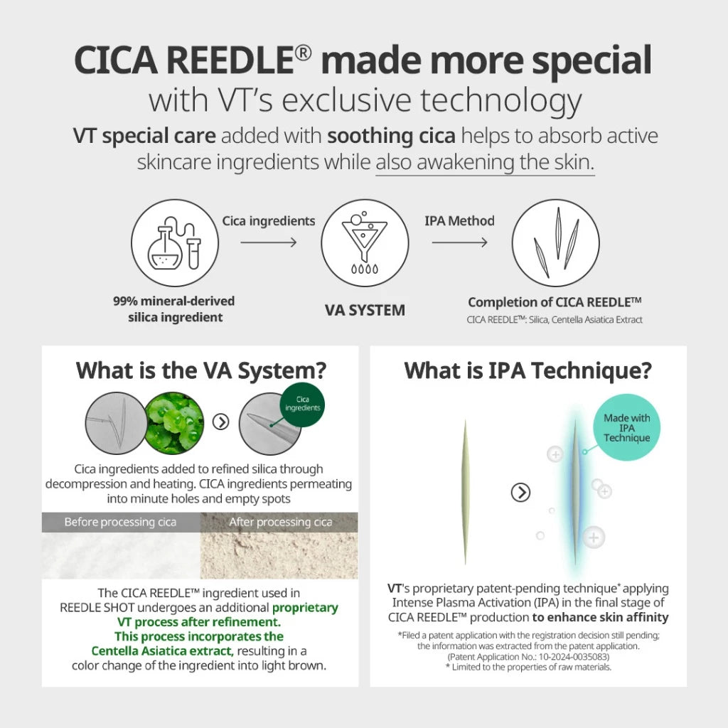 💚 VT Reedle Shot Hair Boosting Ampoule 15mL x2