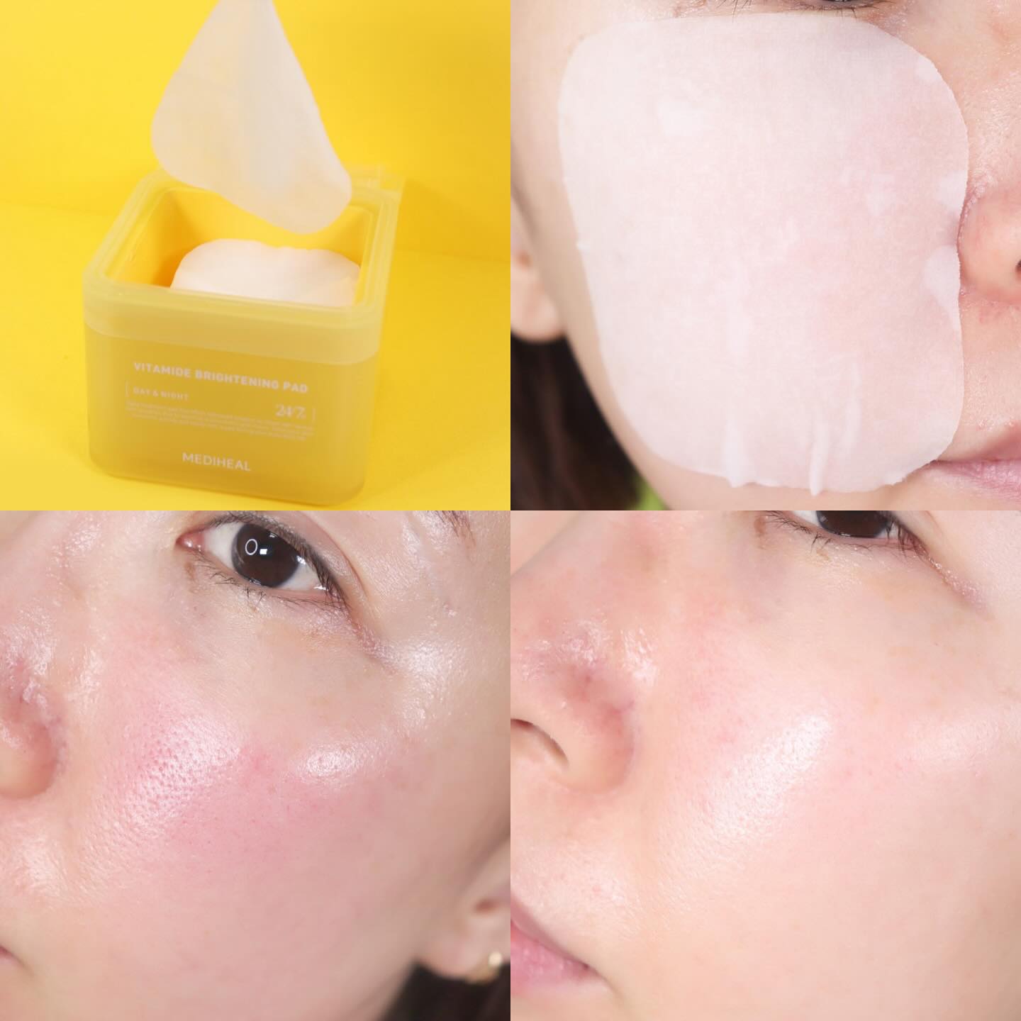 ☀️ Mediheal Vitamide Brightening Pad – Made in Korea