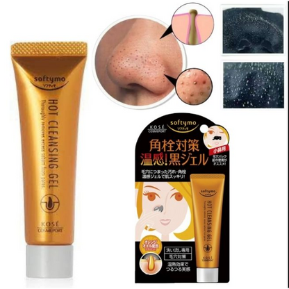 Kose Softymo Hot Cleansing Gel – Warming Gel to Melt Away Sebum & Blackheads