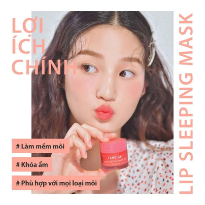 LANEIGE LIP SLEEPING MASK EX BERRY - MADE IN KOREA