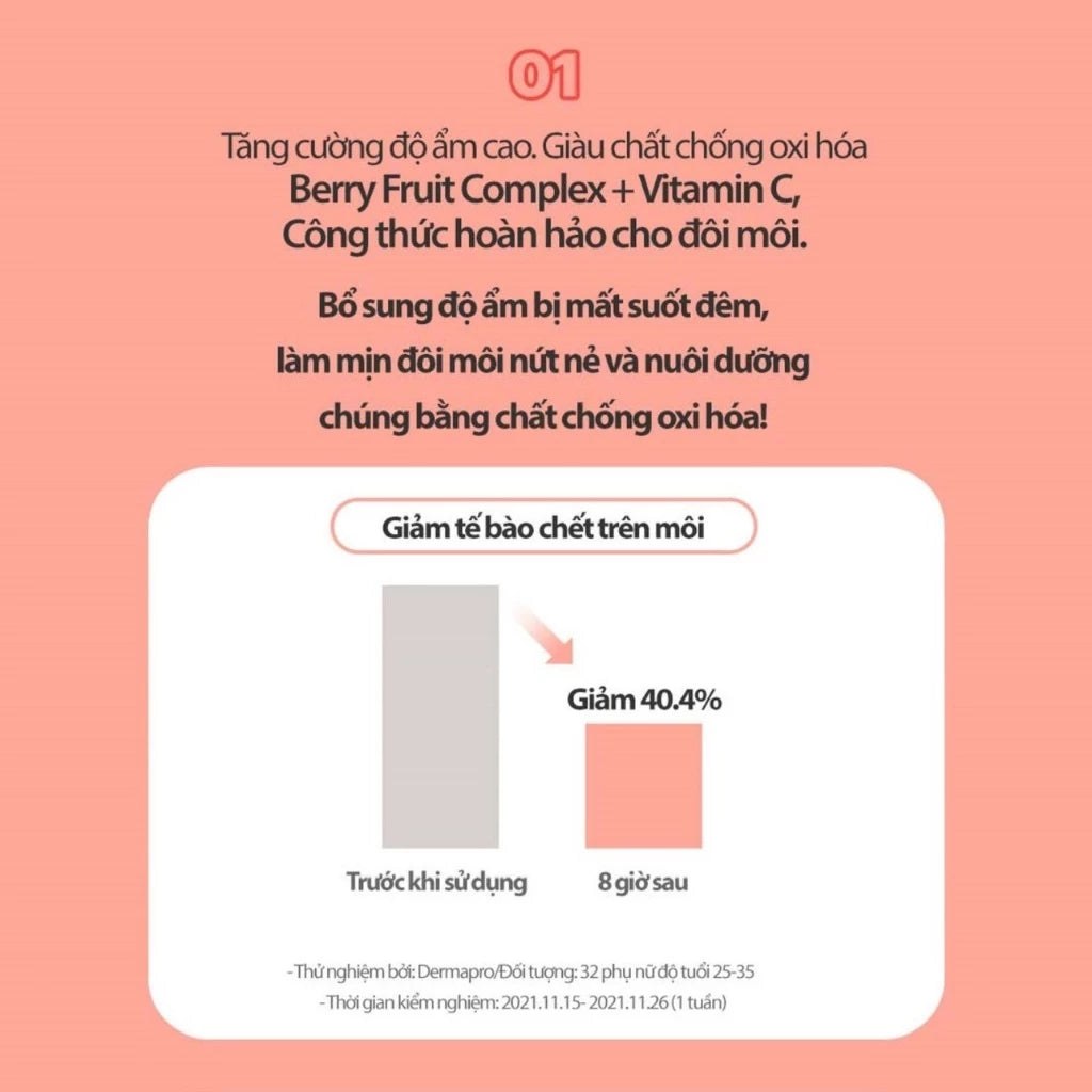 LANEIGE LIP SLEEPING MASK EX BERRY - MADE IN KOREA