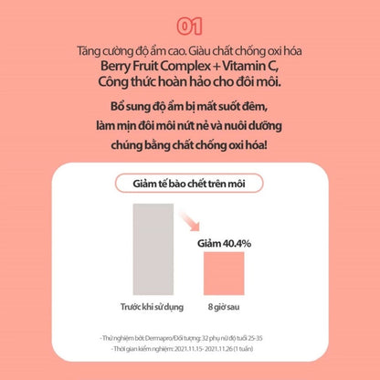 LANEIGE LIP SLEEPING MASK EX BERRY - MADE IN KOREA