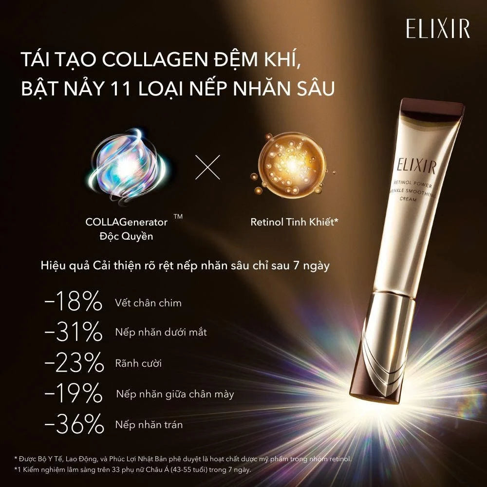 ELIXIR RETINOL POWER - MADE IN JAPAN