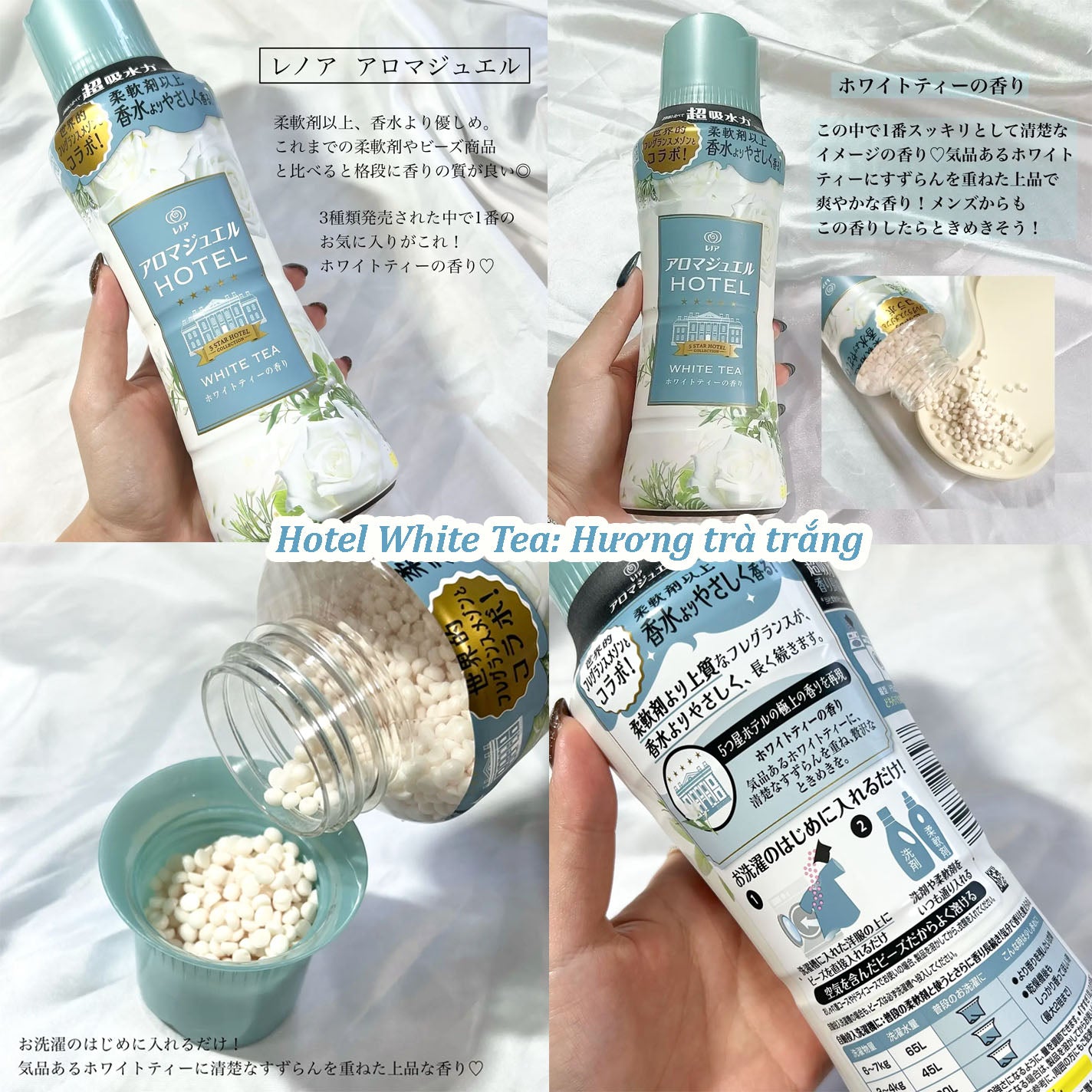 Lenor Aroma Jewel Perfume Beads – Made in Japan, 420ml